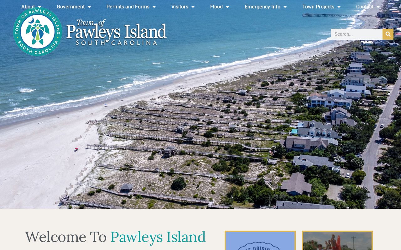 Pawleys Island town hall and police records office in Georgetown County